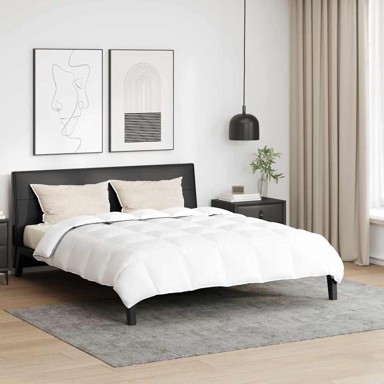 Zimski set jorgana s jastukom, 3 kom, 240 x 220 cm, bijeli