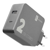 CELLULARLINE Punjač MULTIPOWER COMBO USB/USB-C 42W