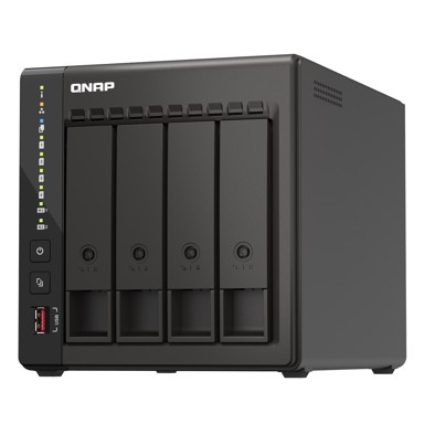 QNAP NAS TS-453E-8G, Intel Celeron J6412, 8 GB DDR4, 16 TB, Tower