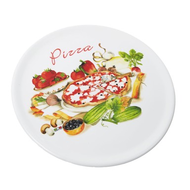 Plitki tanjur za pizzu, 33cm, porculan