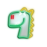 FOREVER Neon LED svjetlo JURASSIC DINO FLNJ02, zeleno
