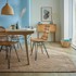 FLAIR RUGS Plavi/u prirodnoj boji ručno rađen juten tepih 120x170 cm Jute Boucle Blue 
