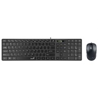 GENIUS Tipkovnica i miš SlimStar Combo 126, USB, crni