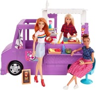MATTEL Lutka Barbie s kamion s hranom GMW07