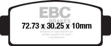 EBC Kočione pločice FA651TT, set za 1 disk