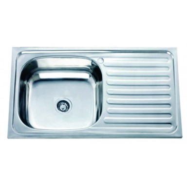 Inox sudoper lijevi 74x40 cm