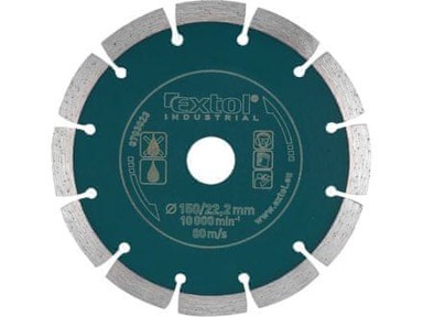EXTOL INDUSTRIAL Dijamantna rezna ploča 8703035 Grab Cut, segmentna, 230 x 22,2 mm, suho/mokro