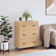 Komoda od konstruiranog drva, 69,5 x 34 x 90 cm, sonoma hrast