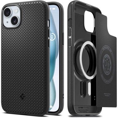 SPIGEN iPhone 15 Case MAG Armor Matte Black ACS06815
