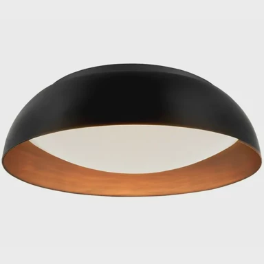 NOVA LUCE Plafonska  svjetiljka Landon NL86008, LED 41 W, 3000 K, 3603 lm, dimabilna, IP20, crna i bakrena