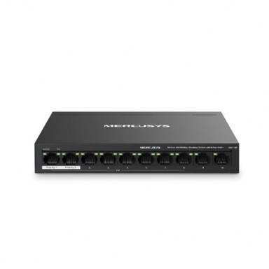 MERCUSYS Mrežni switch MS110P, 10-portni, 10/100 Mbps, 8-portni PoE