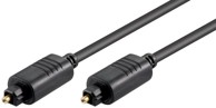 Optički audio kabel, Toslink, duljina 3 m, crna