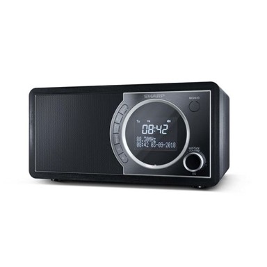 SHARP Digitalni radio DR-450, FM/DAB/DAB+, Bluetooth 4.2, funkcija alarma, crna