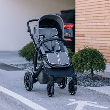 FREEON Podloga za kolica, 3d mesh, siva, 48716