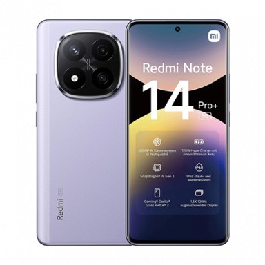 XIAOMI Redmi Note 14 Pro+ 5G 12GB / 512GB, ljubičasti
