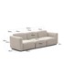 KAVE HOME Bež sofa 263 cm Neom, 263x89x78 cm