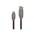 LINDY USB-C na USB-A kabel 36913, 2 m, crni