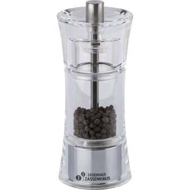 ZASSENHAUS mlinac za papar Aachen, akrilno staklo, 14 cm