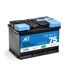 A1 12V/75Ah D+ Akumulator