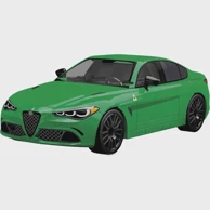 COBI Alfa Romeo Giulia Quadrifoglio, zelena