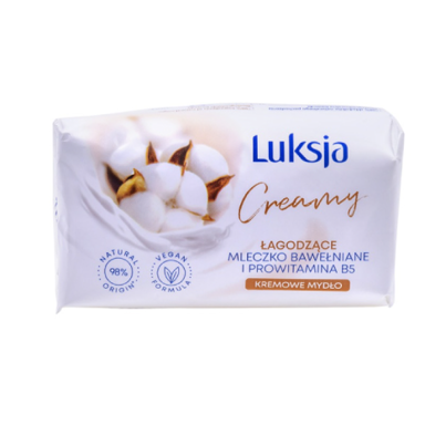 LUKSJA Sapun, pamuk i provitamin, 100 g