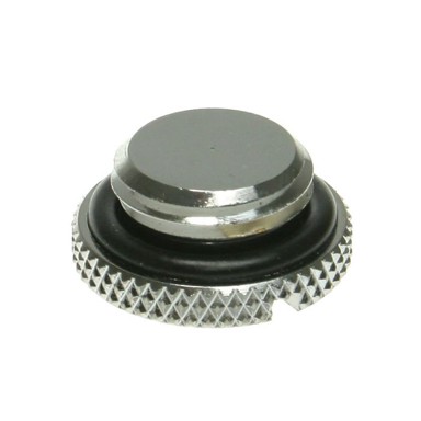 BITSPOWER Čep za zatvaranje, G1/4 inča AG, niskoprofilni, sjajno srebrni