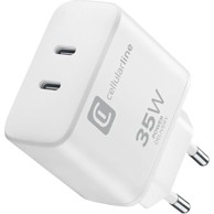 CELLULARLINE Adapter, DUAL 2x USB-C, 35W