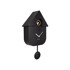 KARLSSON Zidni sat Modern Cuckoo 21,5 x 41,5 cm s klatnom, crni