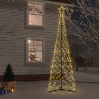 Božićno drvce u češeru 500 LED 100x300 cm, toplo bijelo