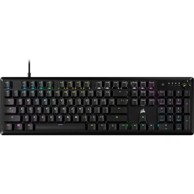 CORSAIR Tipkovnica K70 RGB Core, mehanička, MLX Red Linear switch, US Layout, USB, crna