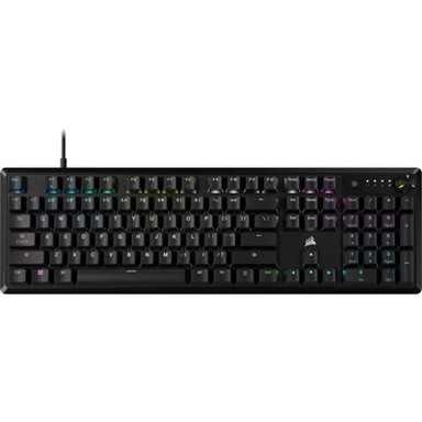 CORSAIR Tipkovnica K70 RGB Core, mehanička, MLX Red Linear switch, US Layout, USB, crna