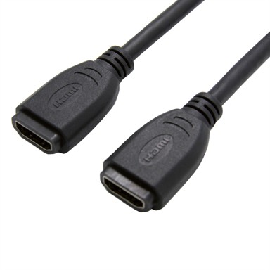 ROLINE Adapter/kabel HDMI - HDMI, F/F, 0.2m