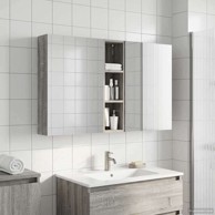 Set kupaonskih ormarića s policom, 3 kom, 120 x 14.5 x 70 cm
