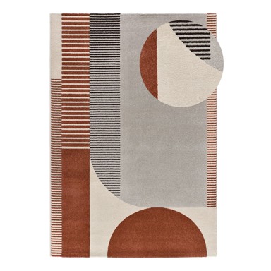 UNIVERSAL Crveni/sivi tepih 200x290 cm Gaia 