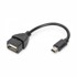 DIGITUS USB mini OTG adapter, sivi