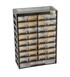 ALLIT Polica s ladicama s 33 ladice - 303 x 133 x 434 mm