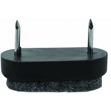 HSI Stoper za vrata plastični, smeđi/sivi, 30x16 mm