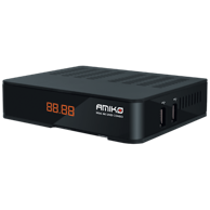 AMIKO TV tuner i prijemnik combo, DVB-S2X+T2/C, 4K UHD, USB PVR, Ethernet