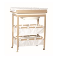 ROBA Bijeli/u prirodnoj boji stol za presvlačenje u dekoru breze Baby Pool