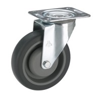 DÖRNER + HELMER Skretni kotač 80X32 mm 105x85 mm tamno sivi