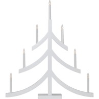 STAR TRADING Bijeli božićni svjetlosni ukras Pagod 