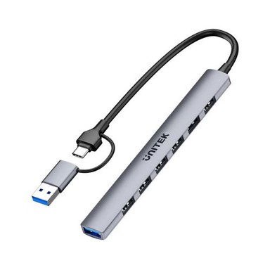 UNITEK HUB USB-A/C 7-u-1, USB-A portovi 5 Gbps