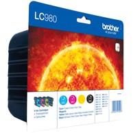 BROTHER Tinta za printer LC-980 Value Pack (BK/C/M/Y)