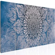 Slika Hypnosis (iz pet dijelova) Blue Narrow 200x80