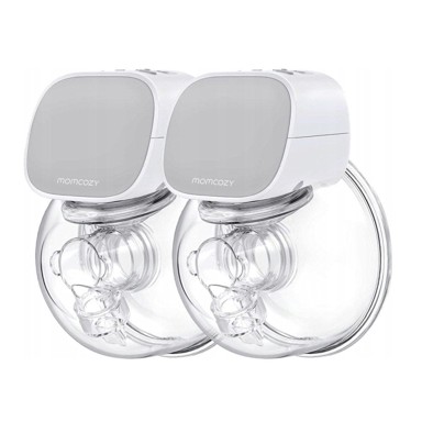 MOMCOZY Izdajalica S9 Pro, dvostruka, 180 ml, siva
