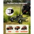 VEVOR Krajobrazne grablje vučne, 173 x 122 x 140 cm, podesiva visina, čelik