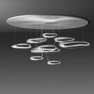 LED luster Mercury 2700K 2893 lm, polirani krom