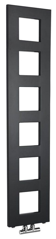 SAPHO Radijator BLOCK, 280 x 1330 mm, crni mat
