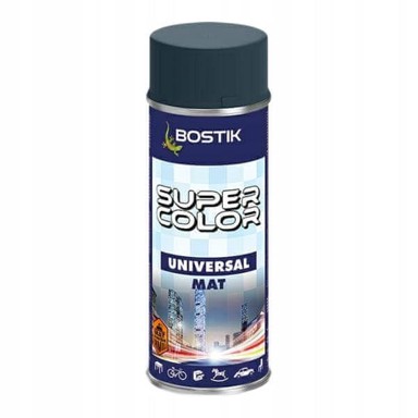 BOSTIK Super Color Univerzalna boja u spreju, mat antracit, 400 ml