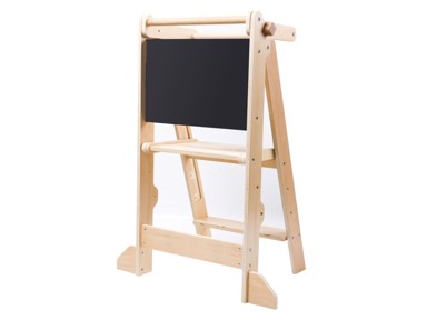 ELINELI Sklopivi rastući toranj za učenje 2u1, s pločom za crtanje